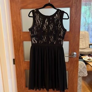 Beige by Eci black dress size 8